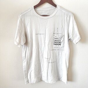TAKAHIROMIYASHITA The Soloist The End Japanese White Short Sleeve Tee Minimalist